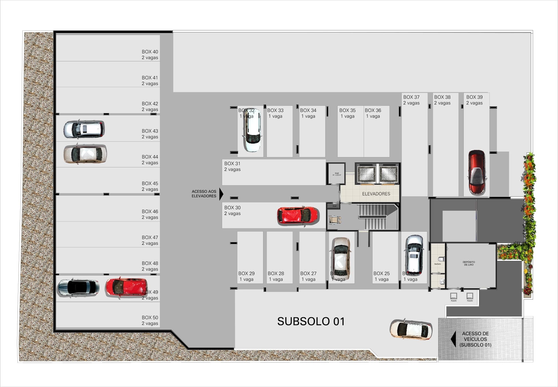 Planta do subsolo 01