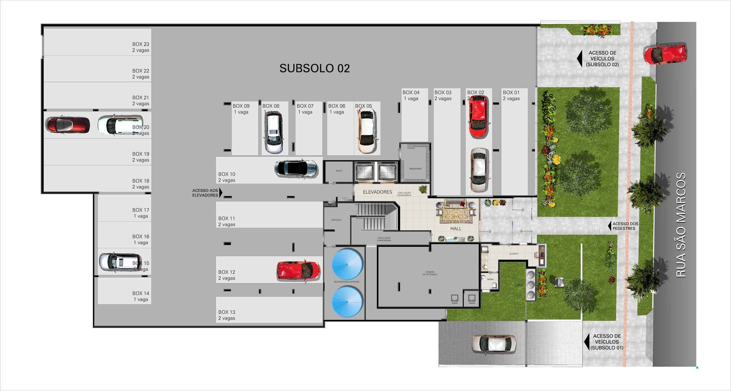 Planta do subsolo 02